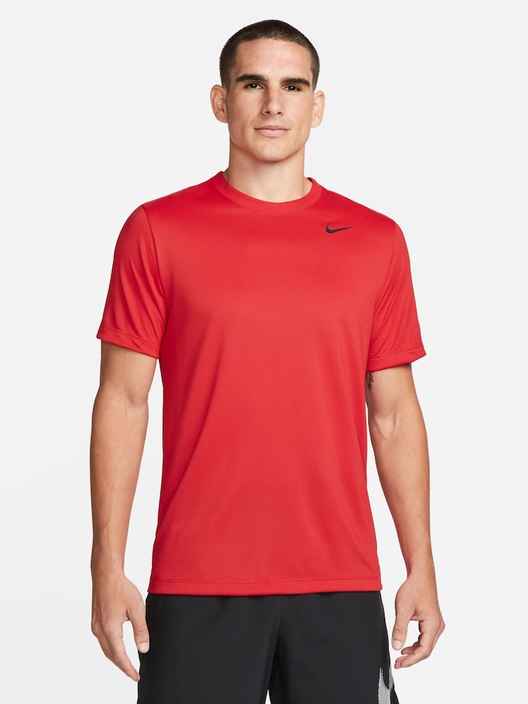 Nike University Red Dri-FIT Legend Training T-Shirt - Image 1 of 9 Nike University Red Dri-FIT Legend Training T-Shirt - Image 1 of 9