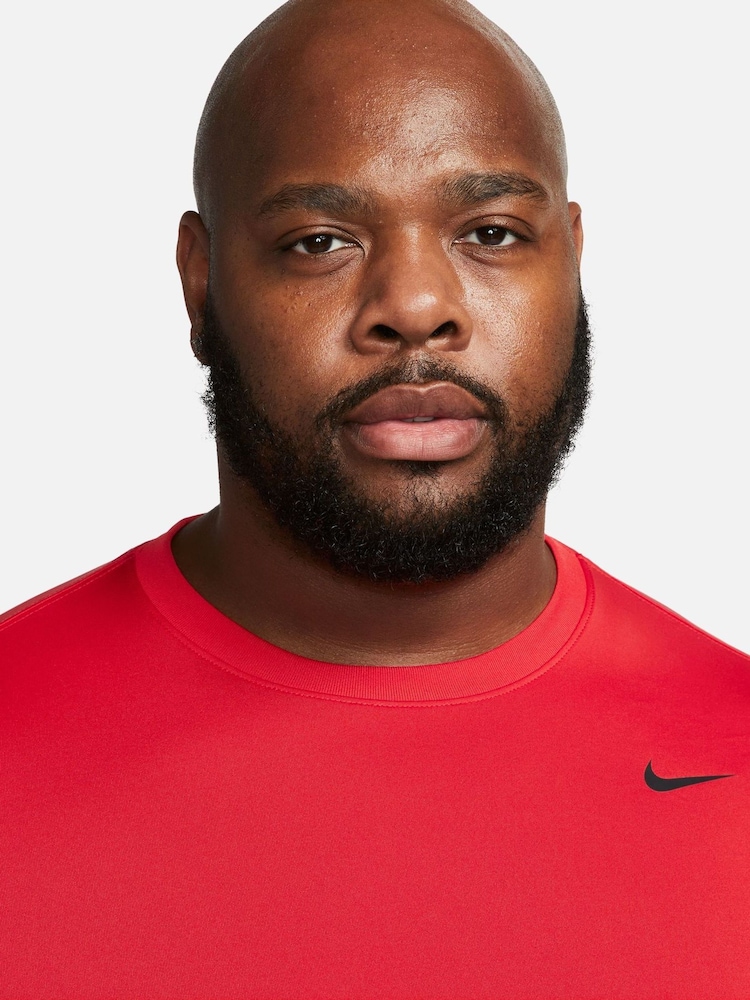 Nike University Red Dri-FIT Legend Training T-Shirt - Image 9 of 9 Nike University Red Dri-FIT Legend Training T-Shirt - Image 9 of 9