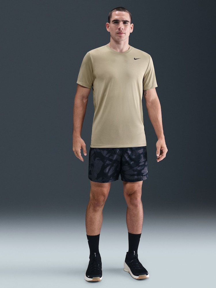 Nike Brown Dri-FIT Legend Training T-Shirt - Image 1 of 5 Nike Brown Dri-FIT Legend Training T-Shirt - Image 1 of 5