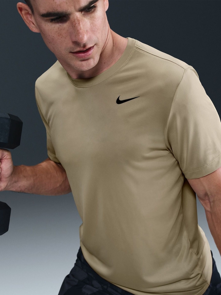 Nike Brown Dri-FIT Legend Training T-Shirt - Image 5 of 5 Nike Brown Dri-FIT Legend Training T-Shirt - Image 5 of 5