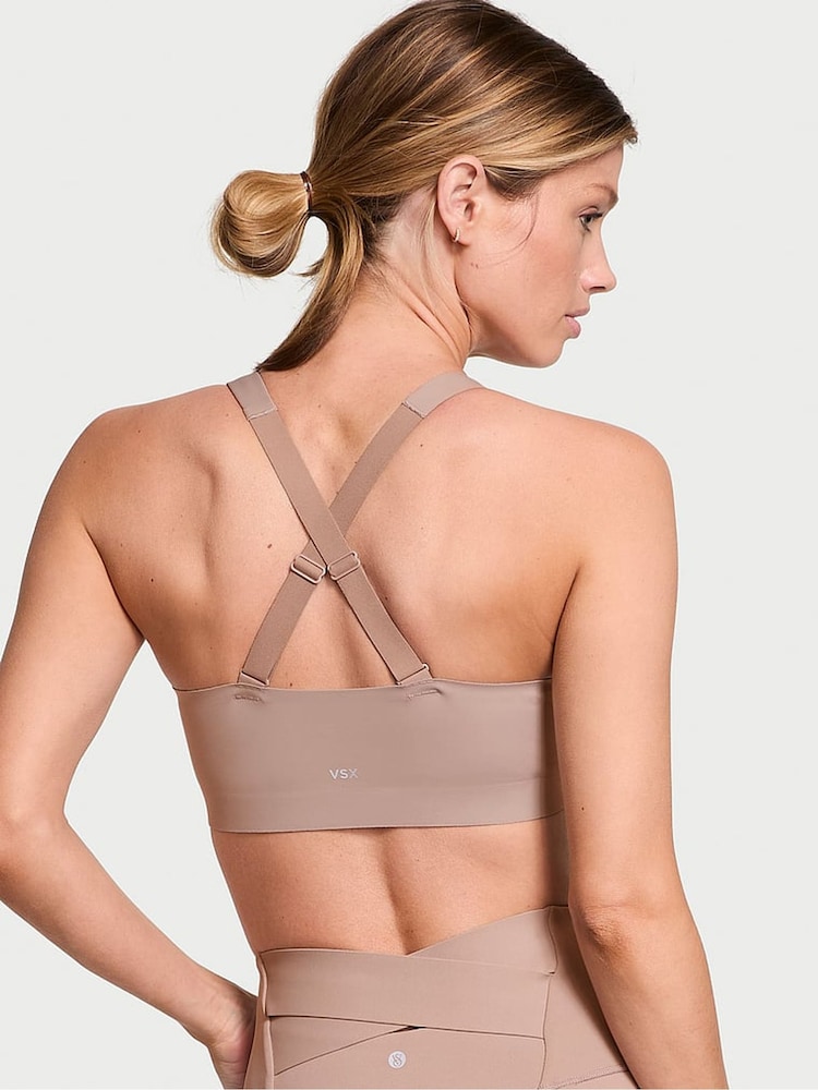 Victoria's Secret Taupe Nude Front Close High Support Sports Bra - Image 2 of 3