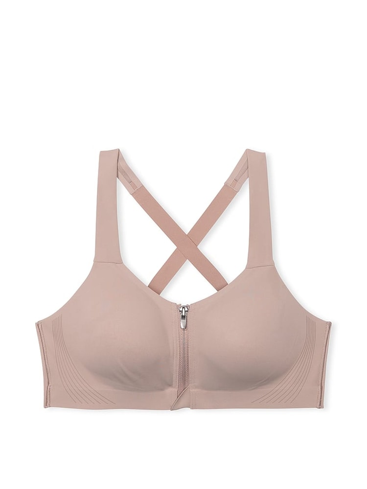 Victoria's Secret Taupe Nude Front Close High Support Sports Bra - Image 3 of 3