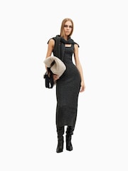 AllSaints Black Muriel Dress - Image 4 of 8