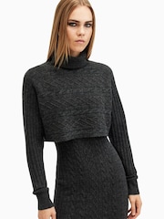 AllSaints Black Muriel Dress - Image 5 of 8