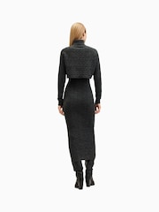 AllSaints Black Muriel Dress - Image 7 of 8