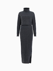 AllSaints Black Muriel Dress - Image 8 of 8
