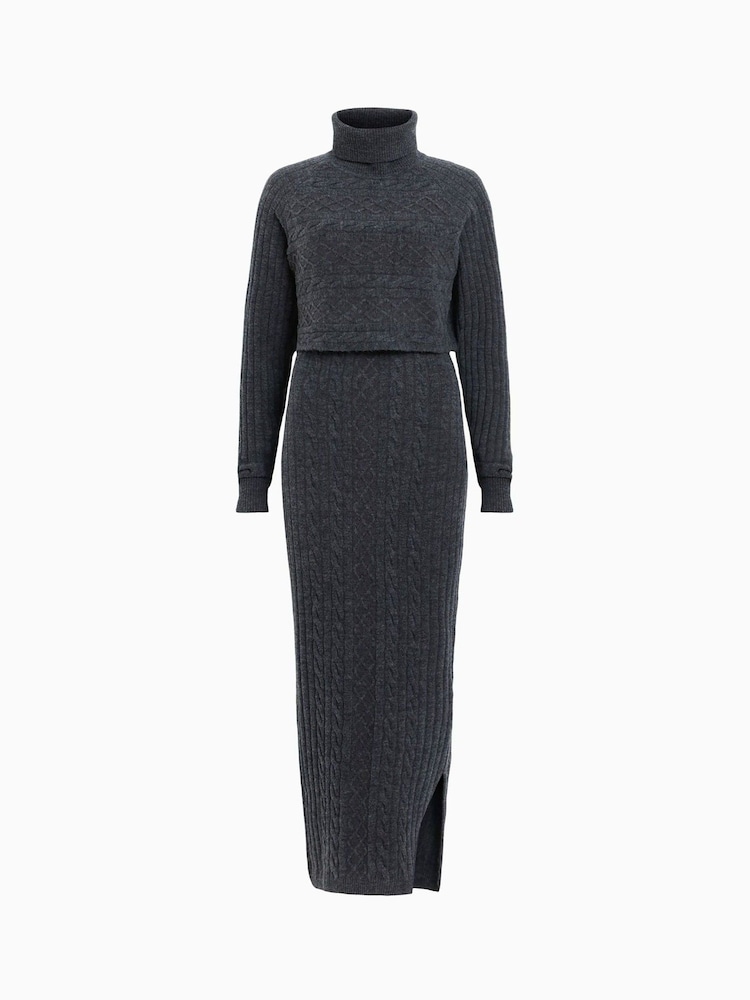 AllSaints Black Muriel Dress - Image 8 of 8