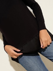 Friends Like These Black Off The Shoulder Drape Top - Image 2 of 5