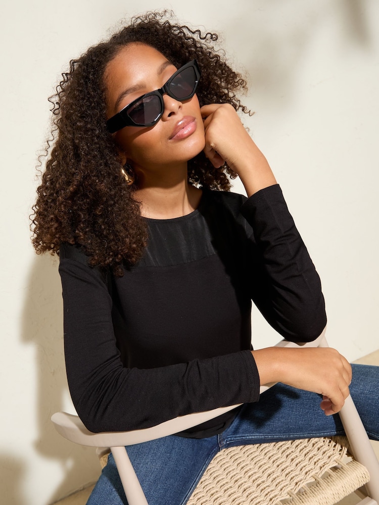 Friends Like These Black Long Sleeve Tunic - Image 4 of 5