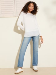 Friends Like These Ivory Off The Shoulder Drape Top - Image 3 of 4