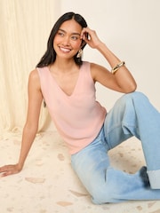 Rose Pink - Friends Like These V-Neck Vest - Image 2 of 5
