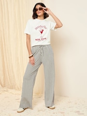 Friends Like These Ivory Crew Neck Slogan 100 Cotton Easy TShirt - Image 3 of 5