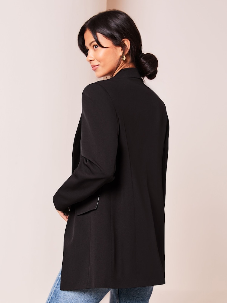 Lipsy Black Relaxed Blazer - Image 2 of 8
