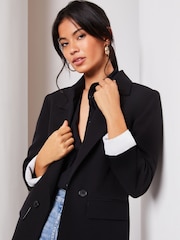 Lipsy Black Relaxed Blazer - Image 4 of 8