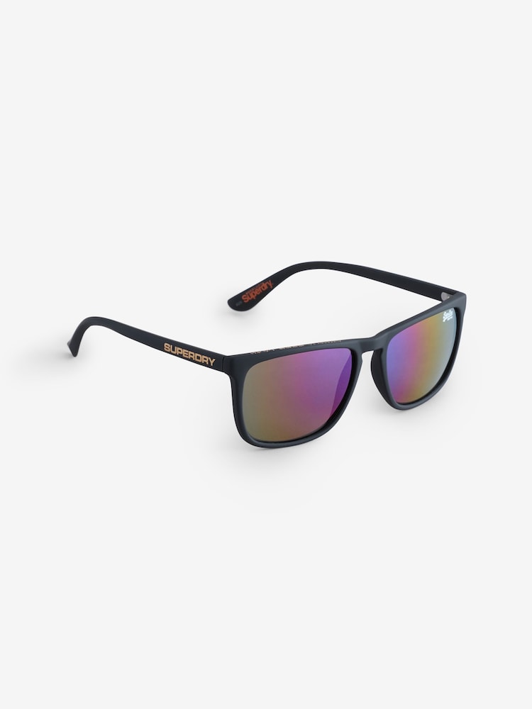 Superdry Black Shockwave Sunglasses - Image 1 of 1