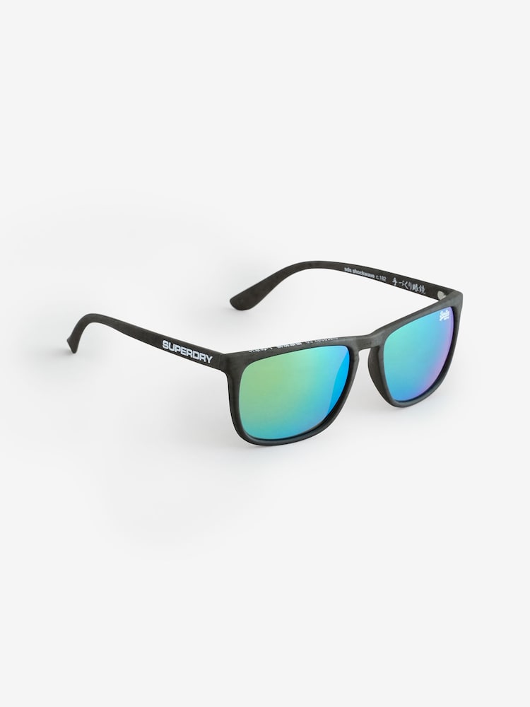 Superdry Grey Shockwave Sunglasses - Image 1 of 1