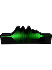 Fizz creations Black Sound Wave Light Lamp - Image 3 of 5