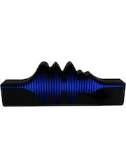 Fizz creations Black Sound Wave Light Lamp - Image 4 of 5