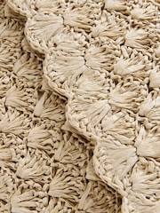 Natural Straw Look Clutch Bag - Image 4 of 5