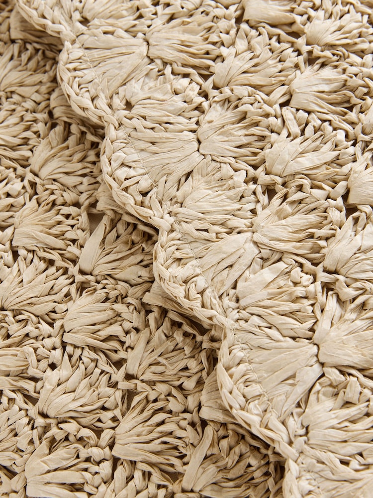 Natural Straw Look Clutch Bag - Image 8 of 8