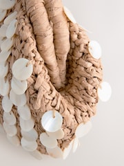 Natural Raffia Shell Clutch Bag - Image 9 of 9