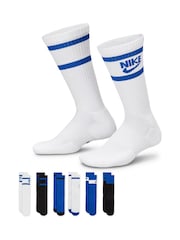 modra - Komplet 6 parov podloženih nogavic Nike Kids - Slika 1 iz 4