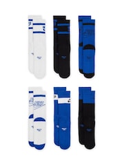 modra - Komplet 6 parov podloženih nogavic Nike Kids - Slika 3 iz 4