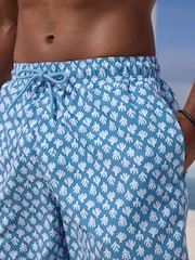 Blue Coral Printed Swim Shorts - Image 5 of 9