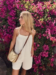 Natural Raffia Sling Bag - Image 1 of 5