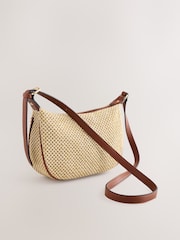 Natural Raffia Sling Bag - Image 5 of 5