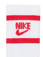 Nike Red Kids Cushioned Crew Socks 6 Pack - Image 4 of 4