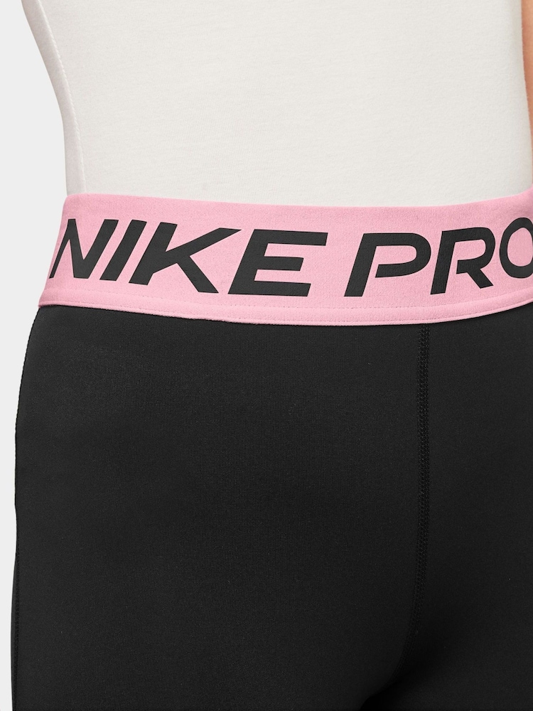 Nike Platinum Lilac Dri-FIT High Waisted Pro Leggings - Image 3 of 3