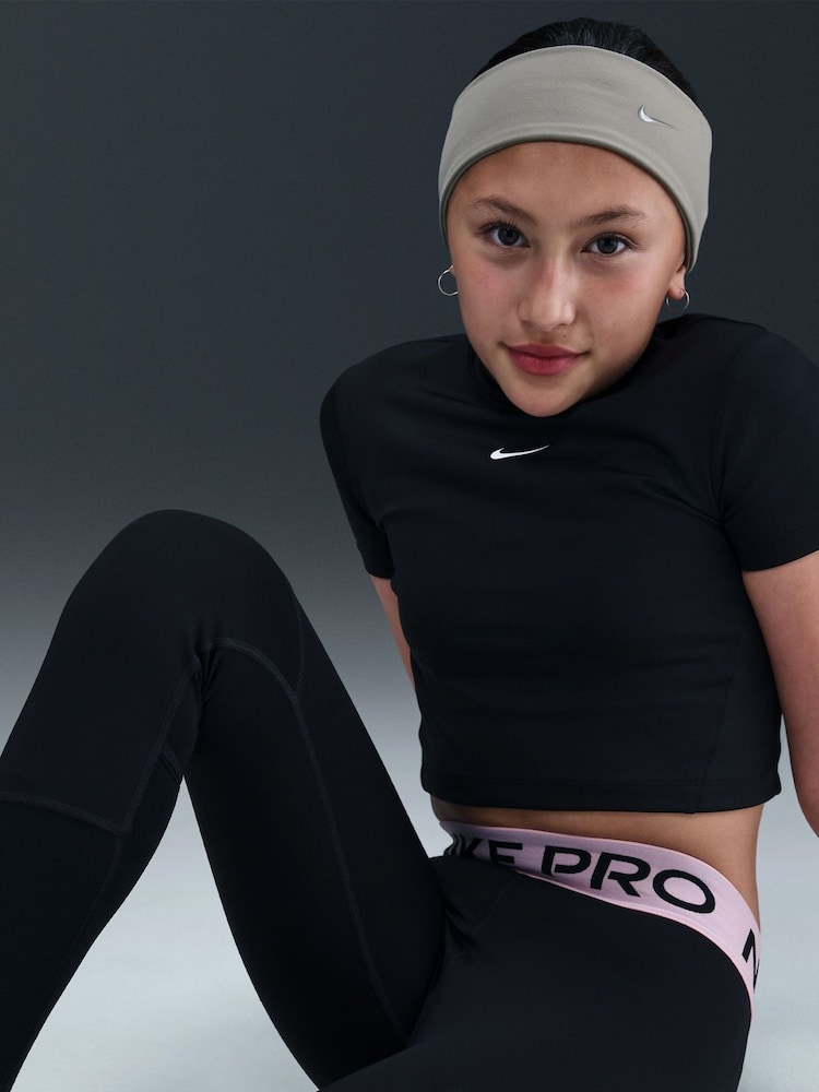 Nike Platinum Lilac Dri-FIT High Waisted Pro Leggings - Image 5 of 5