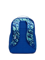 Nike Royal Blue All-Over Print Brasilia Backpack - Image 2 of 8
