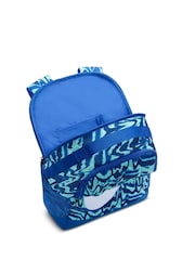 Nike Royal Blue All-Over Print Brasilia Backpack - Image 4 of 8