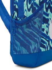 Nike Royal Blue All-Over Print Brasilia Backpack - Image 6 of 8