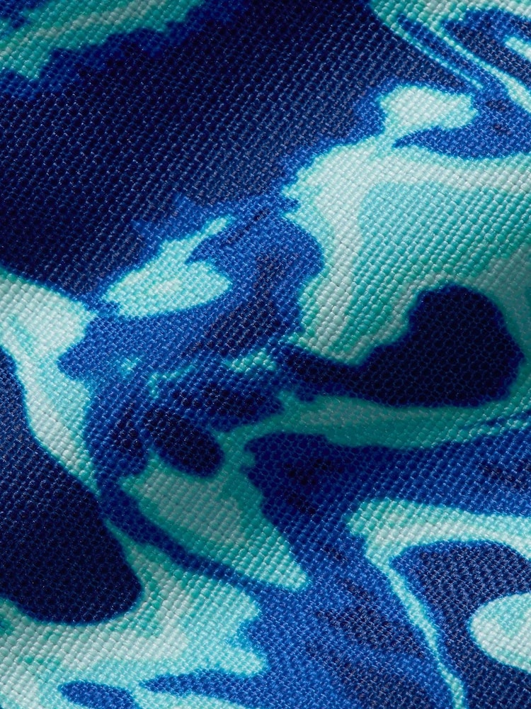 Nike Royal Blue All-Over Print Brasilia Backpack - Image 8 of 8