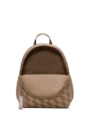 Nike Brown Mini All Over Print Brasilia JDI Backpack - Image 5 of 7
