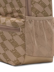 Nike Brown Mini All Over Print Brasilia JDI Backpack - Image 7 of 7