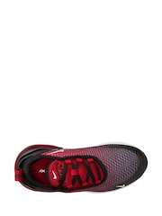 Nike Gym Red Black Junior Air Max 270 Trainers - Image 3 of 4