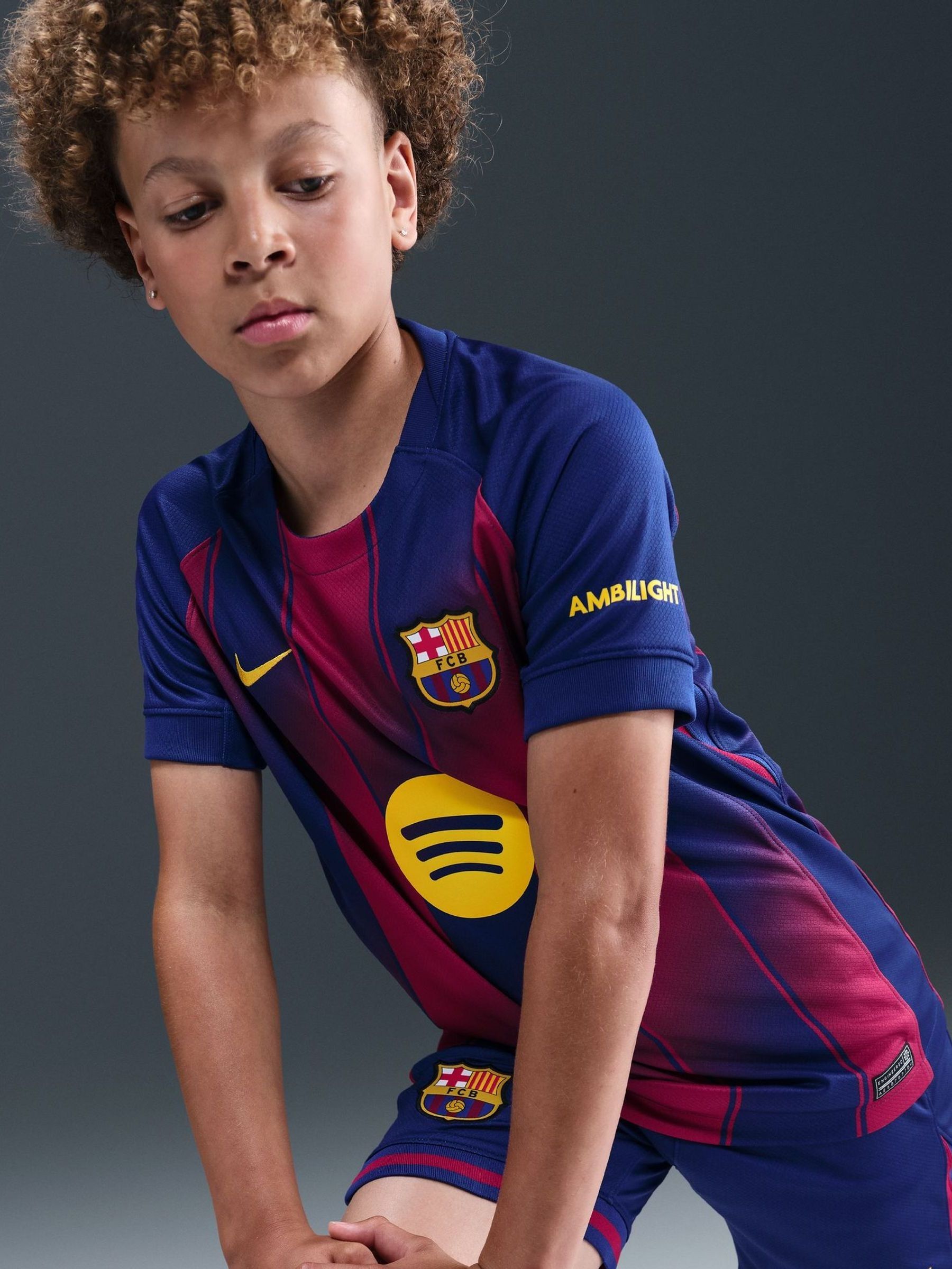 Buy Nike Blue FC Barcelona 2025/26 Home Football Shirt from Next