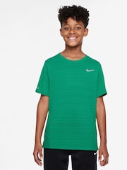 Nike Stadium Green Dri-FIT Miler Training Top - Image 1 of 3