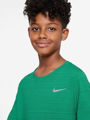 Nike Stadium Green Dri-FIT Miler Training Top - Image 3 of 3