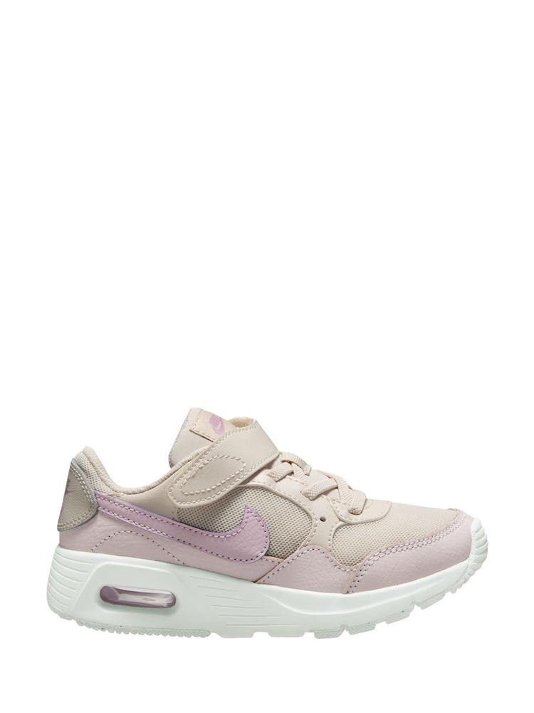 Nike Natural and Pink Junior Air Max SC Trainers - Image 1 of 4