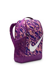 Nike Bold Berry All-Over Print Brasilia Backpack - Image 3 of 8