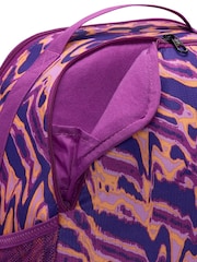 Nike Bold Berry All-Over Print Brasilia Backpack - Image 5 of 8
