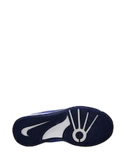 Nike University Blue/White Youth Omni Court Trainers - Image 4 of 4