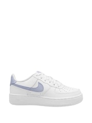 White Ghost Grey - Zapatillas de deporte Air Force 1 para jóvenes de Nike - Imagen 1 de 4