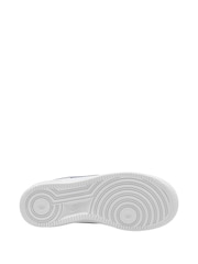 White Ghost Grey - Zapatillas de deporte Air Force 1 para jóvenes de Nike - Imagen 4 de 4