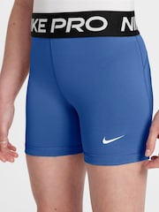 Nike Comet Blue 3 Inch Dri-FIT Pro Shorts - Image 3 of 4